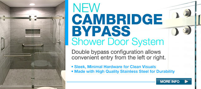 Cambridge Bypass<br>   Shower Door System
