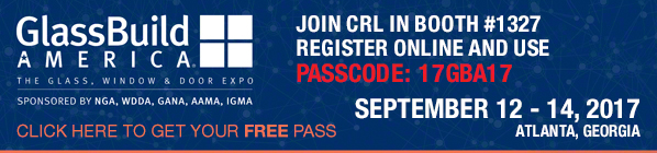 Visit Us at GlassBuild America 2017