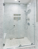 Essence Series Frameless Shower Door System